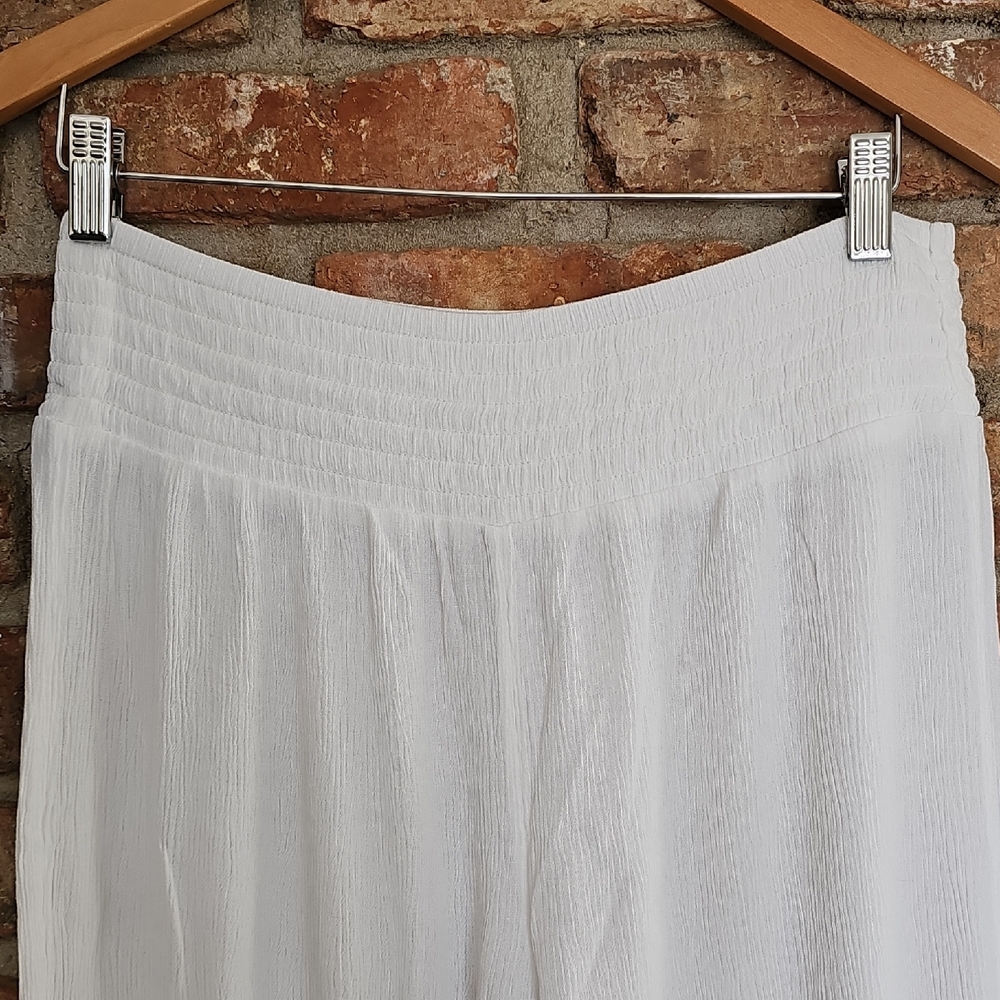 Shade & Shore White Wide Leg Pants - Picture 4 of 7